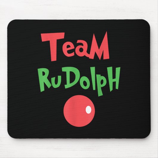 Tapis De Souris Team Rudolph - Rudolph The Red Nose Reindeer  (Devant)