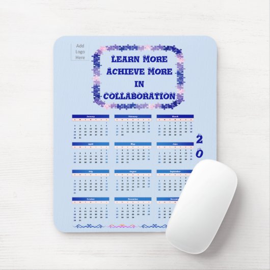 Tapis De Souris Teamwork 2022 Blue Mouse pad (Avec souris)