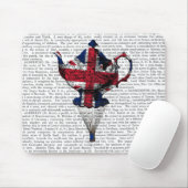 Tapis De Souris Teapot volant Union Jack (Avec souris)