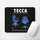 Tapis De Souris Tecca Office Furnishings - High Performance Office (Avec souris)