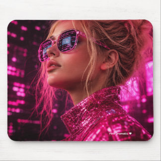 Tapis de Souris Tech Femme Dramatique Rose Futuris