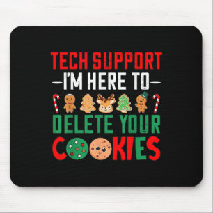Tapis De Souris Tech Suprt Noël Cookies Femmes Hommes Fantastiques