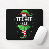 Tapis De Souris Techie Elf Christmas Girls Women Elf Squad Xmas Fa (Avec souris)