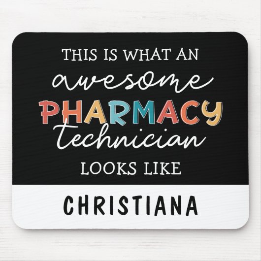 Tapis De Souris Technicien en pharmacie Awesome Technologie en pha (Devant)