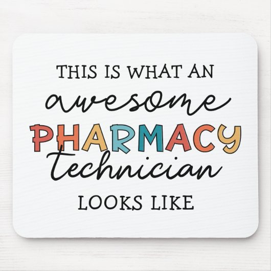 Tapis De Souris Technicien en pharmacie Awesome Technologie en pha (Devant)