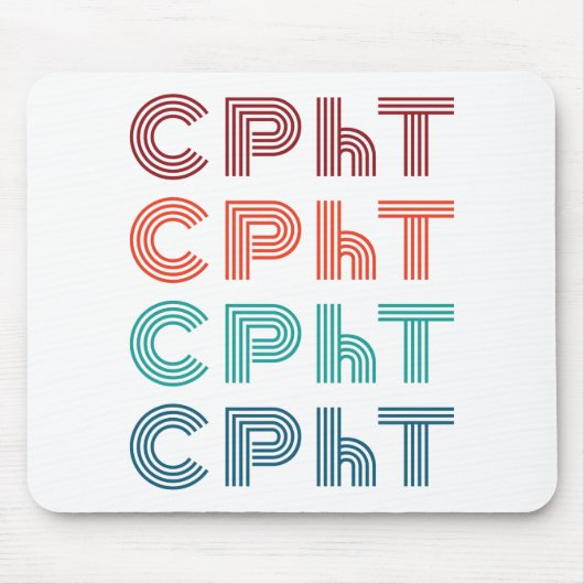 Tapis De Souris Technicien en pharmacie certifié CPhT (Devant)