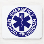 TAPIS DE SOURIS TECHNICIENS MÉDICALE EMT DE SECOURS (Devant)