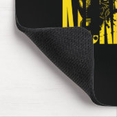 Tapis De Souris Technique de combat de kickboxing (Coin)