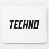 Tapis De Souris TECHNO Music (Devant)