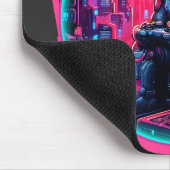 Tapis De Souris Technologies Feline futuriste (Coin)