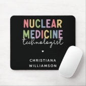 Tapis De Souris Technologue en médecine nucléaire sur mesure CNMT  (Avec souris)
