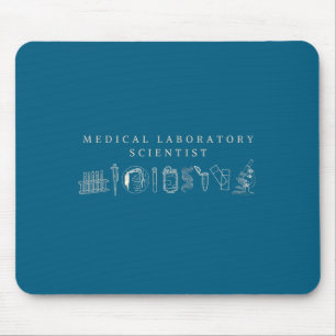 Tapis De Souris Technologue médicale femme scientifique de laborat