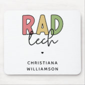 Tapis De Souris Technologue radiologique sur mesure Rad Tech Radio (Devant)