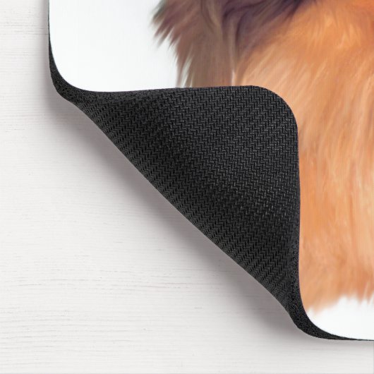 Tapis De Souris Teckel à cheveux longs (Coin)