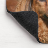 Tapis De Souris Teckel miniature aux cheveux longs rouge (Coin)