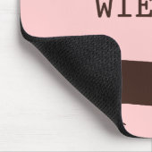 Tapis De Souris Teckel minuscule de saucisse d'amour drôle d'I (Coin)