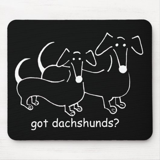Tapis De Souris teckels obtenus mousepad de #2 (Devant)