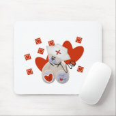 Tapis De Souris Teddy Bear Nurse Love Tshirts et cadeaux (Avec souris)