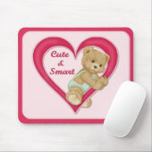 Tapis De Souris Teddy Heart (Avec souris)