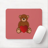 Tapis De Souris Teddy Love (Avec souris)