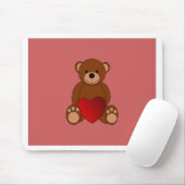 Tapis De Souris Teddy Love (Avec souris)