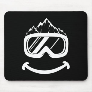 Tapis De Souris Tee de ski amusant ski drôle snowboard 