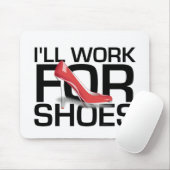 Tapis De Souris TEE I Work For Chaussures (Avec souris)