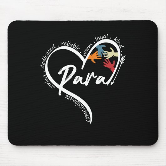 Tapis De Souris Tee - shirts Graphiques Paraprofessionnels Amusant (Devant)