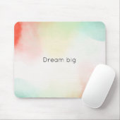 Tapis De Souris Teinture à lacet rouge jaune (Avec souris)