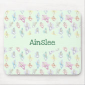 Tapis De Souris Teintures d'aquarelle personnalisées (Devant)