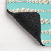 Tapis De Souris Télégant sarcelle et perles (Coin)