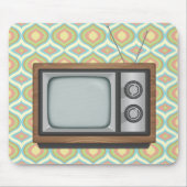 Tapis De Souris Télévision Rétro (Devant)
