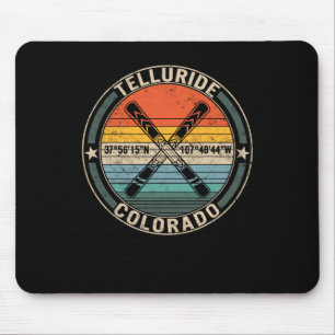 Tapis De Souris Telluride Colorado Ski Ski Snowboard Snow Mo