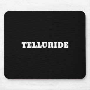 Tapis De Souris Telluride Colorado Ville de Ski