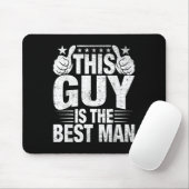 Tapis De Souris Témoins de mariage des garçons d'honneur drôle de (Avec souris)