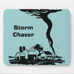 Tapis De Souris Tempête Chaser Tornado Twister Météorologie