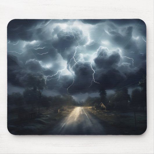 Tapis De Souris Tempête de nuit (Devant)