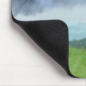 Tapis De Souris Tempête de pluie au-dessus de la terre, (Coin)