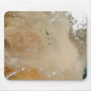 Tapis De Souris Tempête de poussière dans le Moyen-Orient