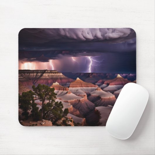 Tapis De Souris Tempête de Thunderstorm du Grand Canyon (Avec souris)