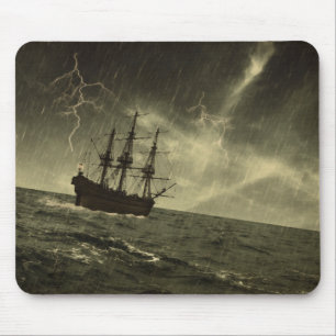 Tapis De Souris Tempête en mer