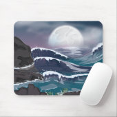 Tapis De Souris Tempête océanique (Avec souris)