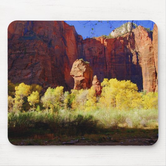Tapis De Souris Temple de Sinawava, Sion, Mousepad (Devant)