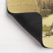 Tapis De Souris Temple excavé d'Abu Simbel, de "Egypte et du NU (Coin)