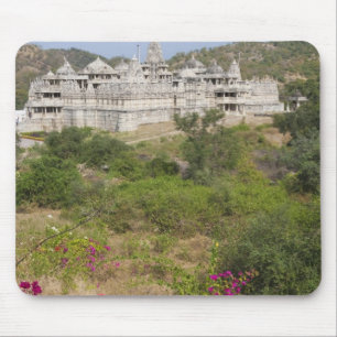Tapis De Souris Temple jaïn de Ranakpur, Ranakpur, Rajasthan, Inde