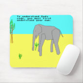 Tapis De Souris Temple OS Terry Davis Elephant Pad (Avec souris)
