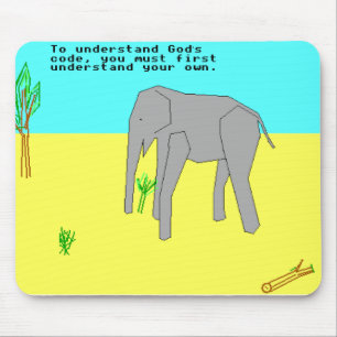 Tapis De Souris Temple OS Terry Davis Elephant Pad