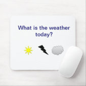 Tapis De Souris Temps (Avec souris)