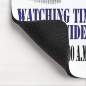 Tapis De Souris temps de observation au travail (Coin)