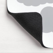 Tapis De Souris temps des nuages gris (Coin)